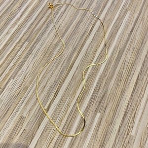 18K Gold Jade Chain